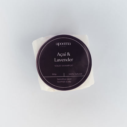 Açaí & Lavender Solid Shampoo
