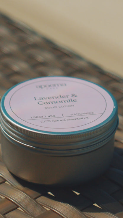 Lavender & Camomile Solid Lotion